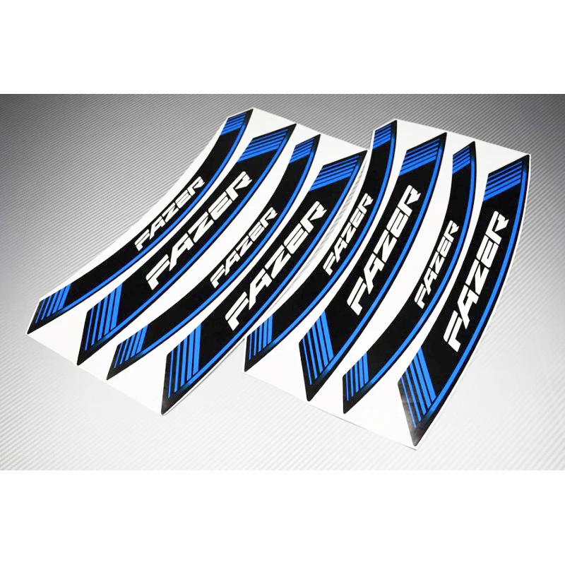 Мотоцикл 8X толстый край внешний обод наклейки в полоску колесные для YAMAHA FZ1 FZ6