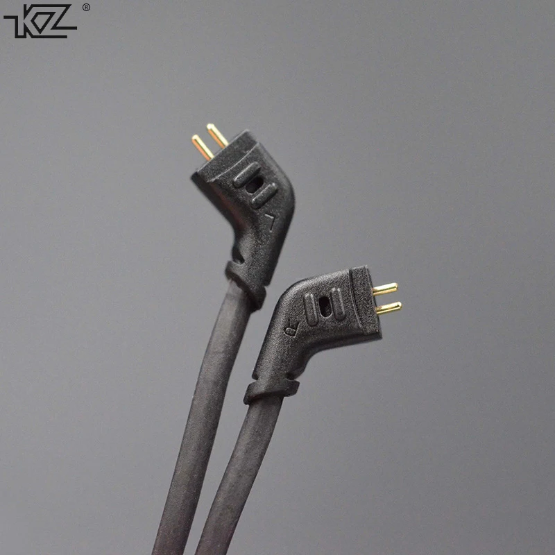 KZ ZST/ZSR специальный провод микрофон подключаемый профессиональный шнур для наушников качество звука без потерь 0,75 мм Стандартный контактный провод