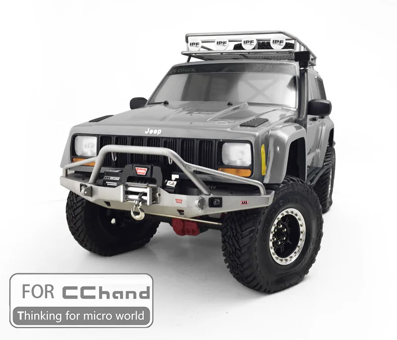 Металлический SOILD передний бампер для SCX-10 II 90046 1:10 CChand SCX10 90046/90047 cherokee