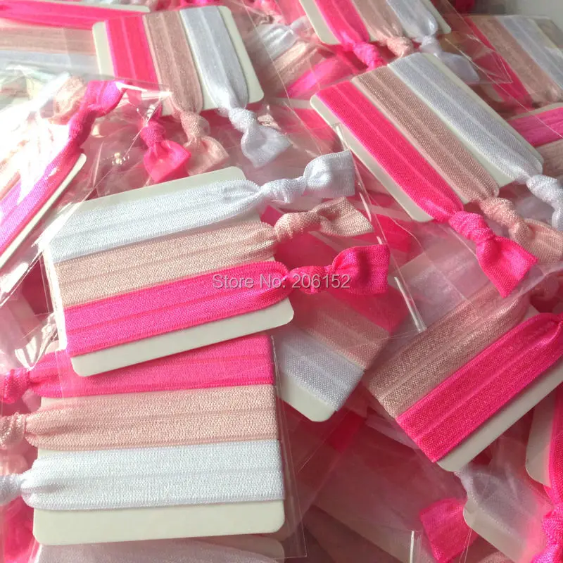 

New Arrived 5/8" Pink Heart Print Fold Over Elastic 10yards/lot FOE Ribbon Webbing for Headband DIY Headwear Hair Accessories