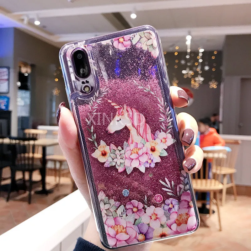 Чехол с жидкими зыбучими песками для huawei P20 P30 mate 20 Pro 10 Plite P Smart Nova 3 3i 4 на Honor 7C 7A Pro 8X10 9 lite чехол s