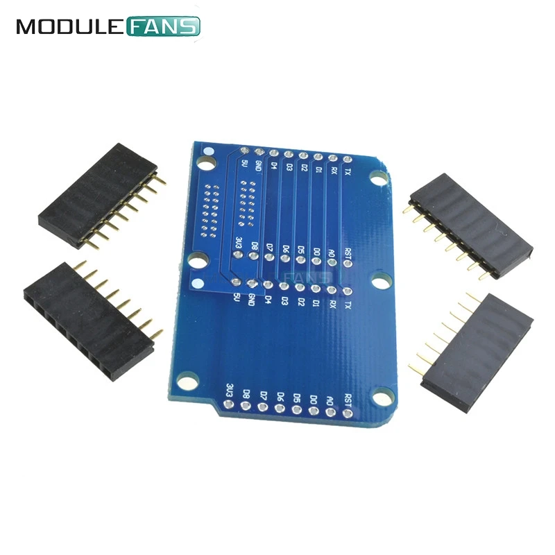 NodeMCU ESP8266 для Arduino Wemos D1 мини щит двойная розетка база Плата расширения|nodemcu