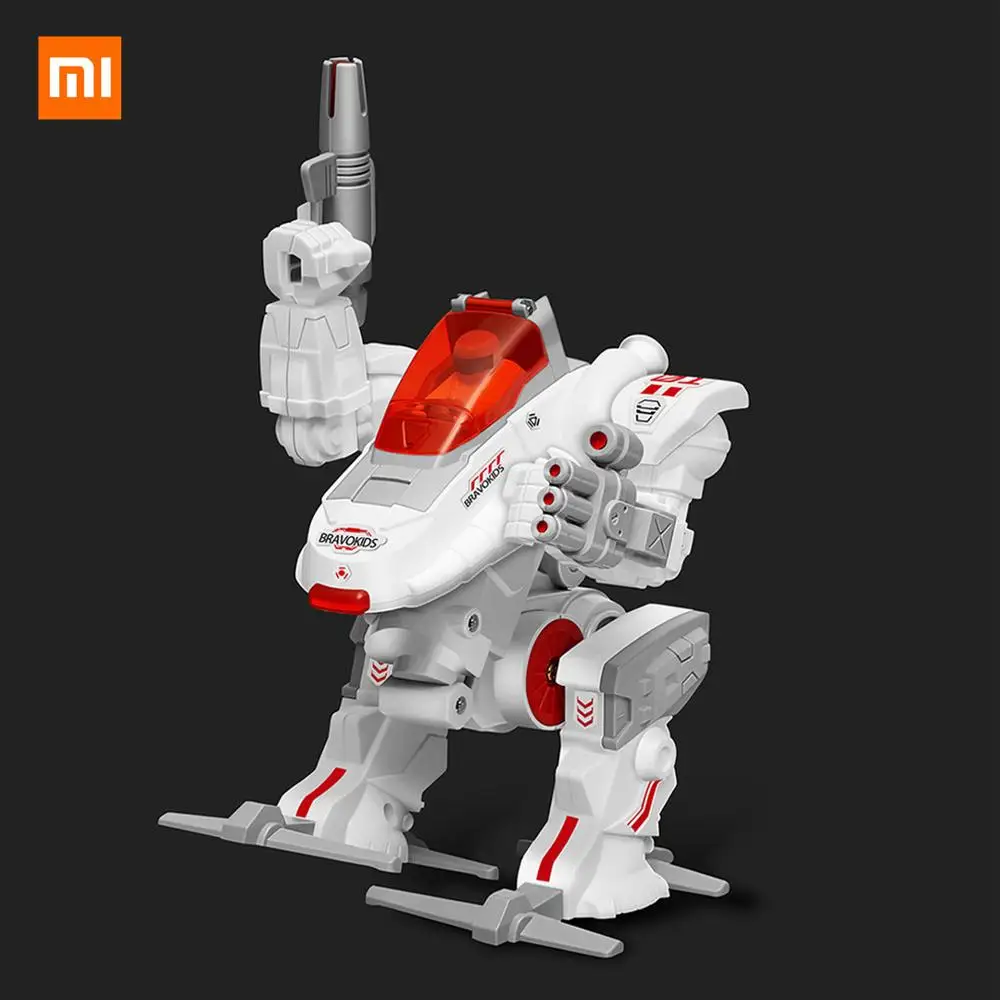 Mijia Bravokids 54 шт. Робот Модель воина электрический набор игрушек своими руками головоломка сборная игрушка модель мальчик девочки игрушка для детей подарок для детей
