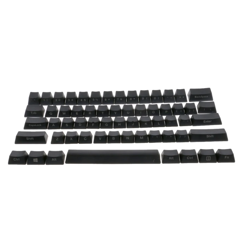 Боковая печатная 60 OEM профиль толстые Pbt колпачки для клавиатуры GH60 покер 61