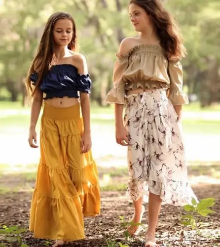 PUDCOCO новейшие Детские плиссированные длинные летние пляжные повседневные юбки с