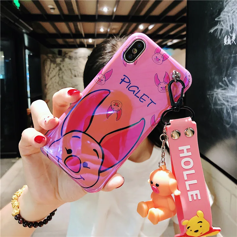 Милый чехол для huawei P30 мягкая задняя крышка с изображением поросенка Винни P20 pro