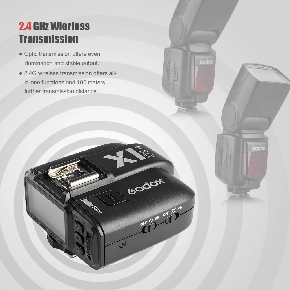 Godox AD600 High Power 600Ws TTL HSS Outdoor Flash with 2.4G X System + X1C Wireless Remote Trigger for Canon | Электроника