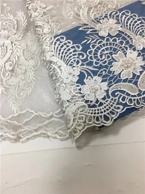 2018 африканская французская Кружевная Ткань 5 ярдов Дубай оптовая продажа вышивка