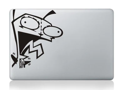 MB black-Part C(173) Частичные наклейки для ноутбука Apple Macbook Air Pro retina мультяшный ПК Ноутбук кожа для hp/Asus/Dell наклейка на компьютер наклейки - Цвет: MB black-Part C(173)