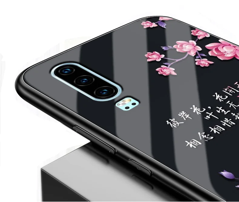 E для huawei P30 чехол P 30 стеклянный жесткий чехол для huawei P30 Pro Чехол P30Pro закаленный крутой модный для huawei P30 Lite P30Lite