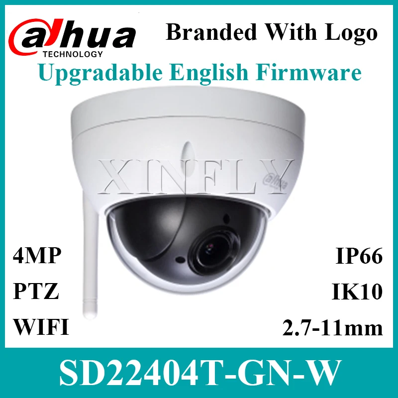 Dahua оригинальная SD22404T GN W с логотипом 4MP 4x PTZ Wi Fi Сетевая камера Замена SD22204T GN|camera