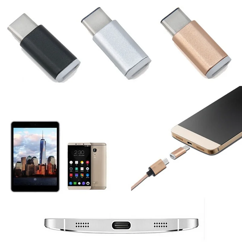 3 шт. Алюминиевый USB C для mi cro переходник type быстрое зарядное устройство Xiaomi A1 6 max 2