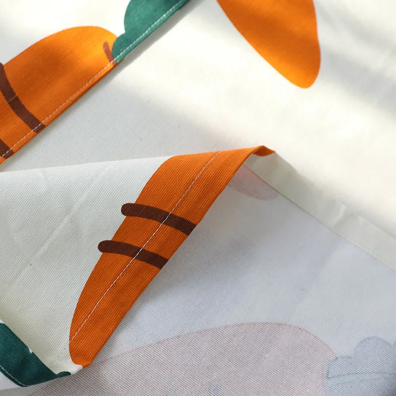 Сельская растительная морковь скатерть с принтом однотонная прямоугольная