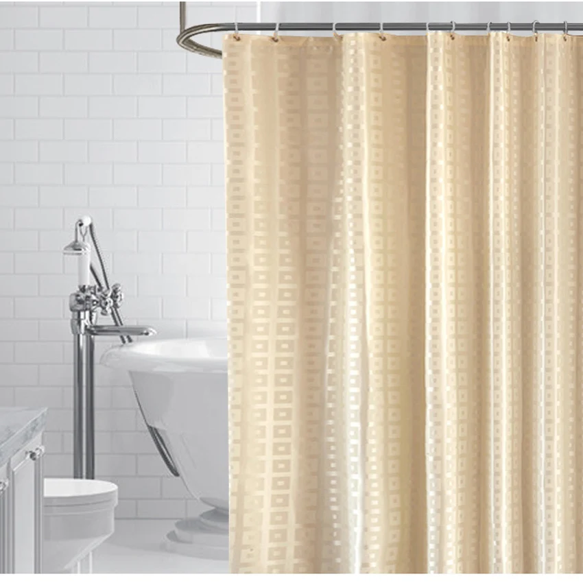 

Back Grid Print Shower Curtain Multi-size Polyester Bath Curtain Waterproof Bathroom Shower Curtains Home Decor Duschvorhang