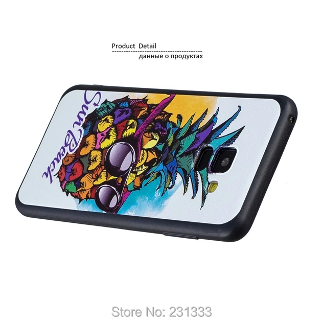Мягкий чехол из ТПУ C-ku с 3D рисунком для Samsung Galaxy A8 2018 A310 A510 J3 J5 2017 J310 J510 S6 EDGE S7 S8 S9 PLUS