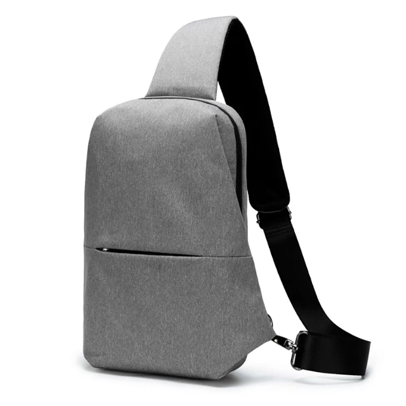 

FZMBAI Mens Large Single Shoulder Bags Unisex Leisure Canvas Chest Bags