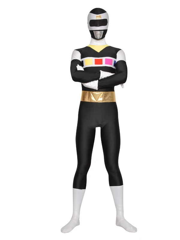 Костюм рейнджера Denji Sentai из спандекса косплей зентай на Хэллоуин
