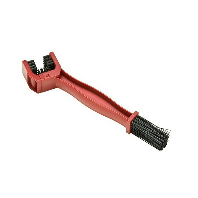 

RED Motorcycle Bicycle Chain Brush Motocross Crank set Brush Cleaner cycling Brake Remover motorbike Cleaning tool