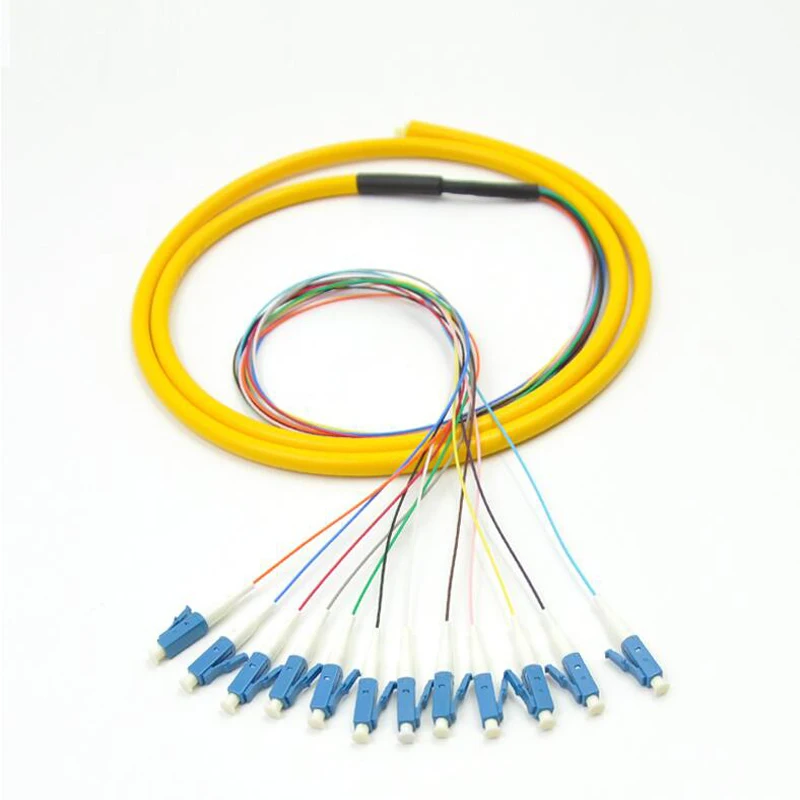 LC 12 ядер водонепроницаемый оптоволоконный Оптический Шнур/свиной
