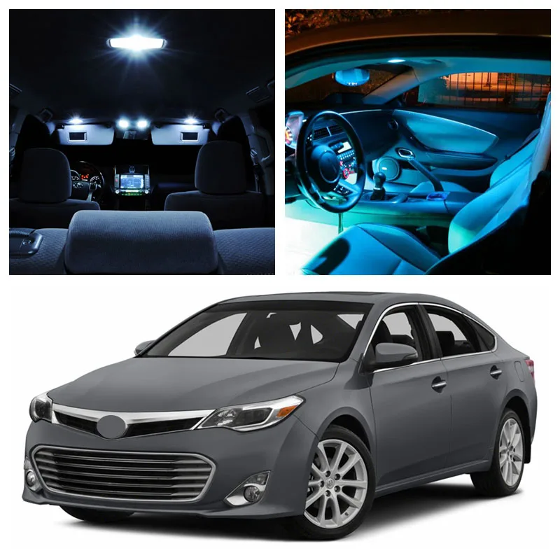 11 шт. голубые светодиодные лампы для Toyota Avalon 2013 2015|kit boy|kit flatkit |
