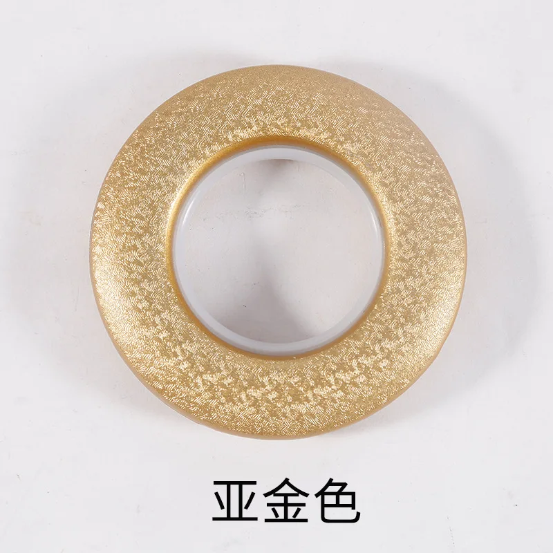 Gold-2 20/40/80 шт./лот высокое качество украшение дома Шторы аксессуары пятнадцать Цвета Пластик кольца проушины для люверсы для штор Топ - Цвет: Gold-2