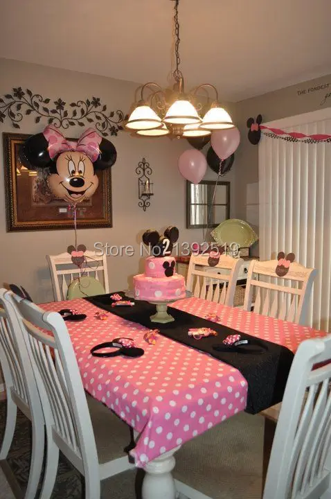 Бесплатная доставка 10 шт. розовый цвет скатерть в горошек пластиковая крышка для