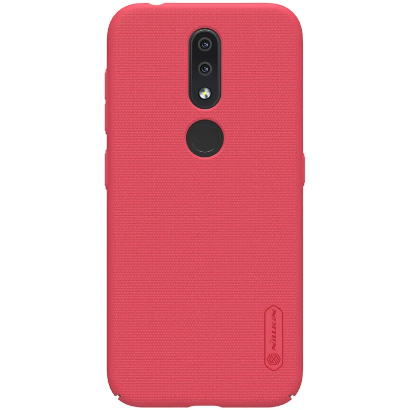 Nilkin для Nokia 4,2 чехол Nillkin матовый Жесткий PC Пластиковый чехол для смартфона чехол s для Nokia 4,2 оболочка - Цвет: Red