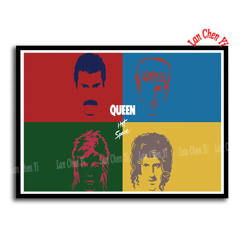Queen Rock band бумажные плакаты с покрытием, домашний Декор, живопись, настенные Стикеры, бумажные плакаты 42*30 см