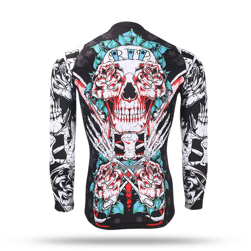 Мужская велосипедная майка XINTOWN с длинным рукавом одежда для велоспорта на