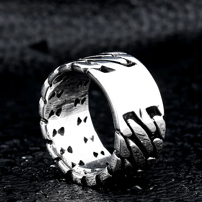 Кольцо мужское из нержавеющей стали 316L в стиле панк с паровой ОЗУ локомотивная