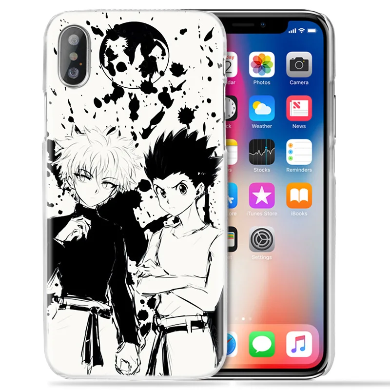 Чехол Hunter x Hunter Для iPhone XS Max XR X 10 11 7S 8 6 6S Plus 5S SE 5 4S 4 5C 6+ 6S+ 7+ 8+ жесткий чехол для телефона с рисунком аниме coque