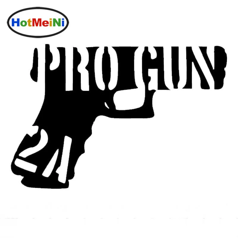Виниловые наклейки HotMeiNi Pro Gun 2A для бампера окна флага Техасского оружия Стайлинг