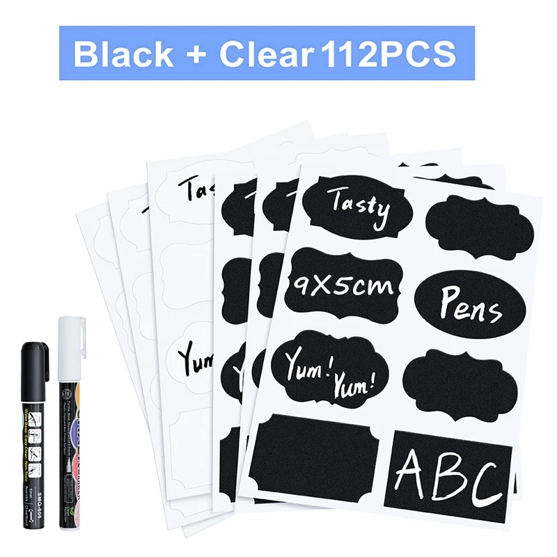 Unistar 112 шт./компл. этикетки для досок водонепроницаемые доски стикер смешанные