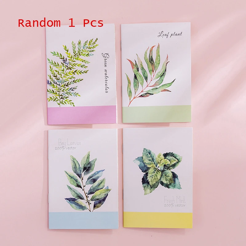 Plant 1PC 1 шт., мягкая обложка, фламинго, кактус, блокнот, дневник, блокнот для рисования, портативный блокнот, записная книжка, блокнот, канцелярские принадлежности, подарок - Цвет: Plant 1PC