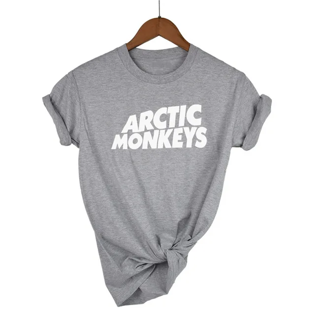 Light Grey-W Футболка Arctic Monkeys Sound Wave, рок-группа, концертный альбом, высокая футболка, футболка унисекс, больше размеров и Color-A112 - Цвет: Light Grey-W