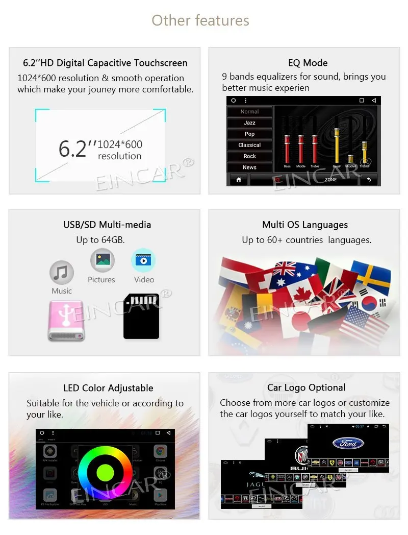 Android 7.1 стерео в тире dvd плеер Octa core автомобильный Радио Дин головного устройства