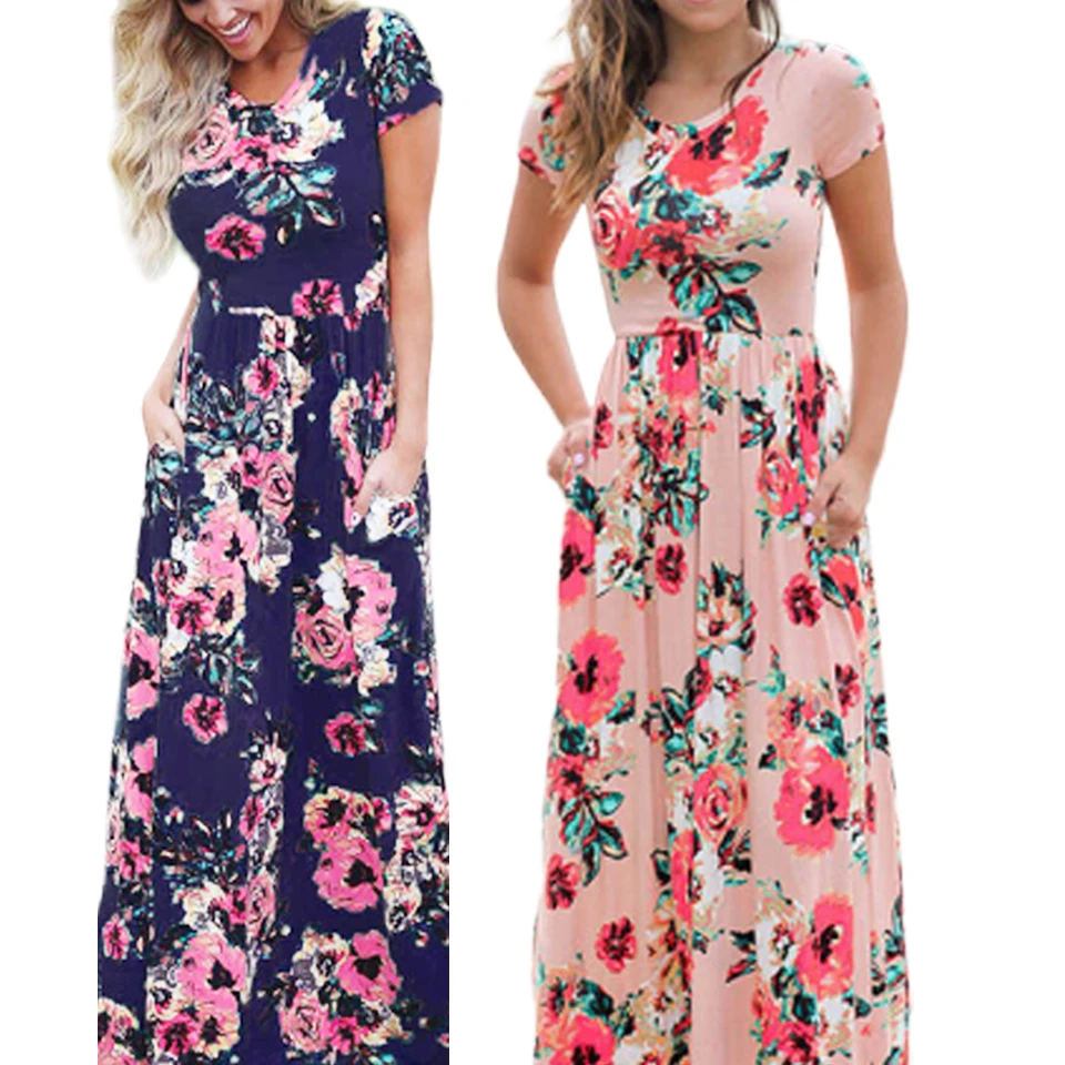 Формальный Женщина Элегантный Высокая Талия Эластичный Милый Платье Макси 2019 С