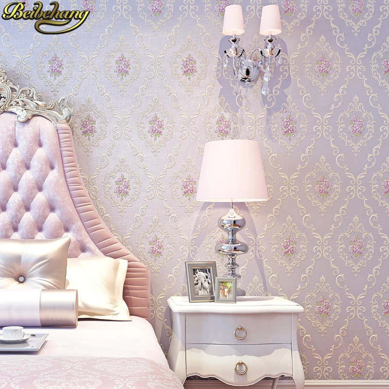 Обои для спальни гостиной в европейском стиле с 3D резьбой по дереву|Обои| |