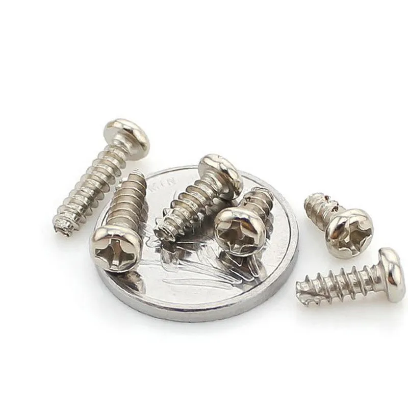 50PCS-M2*4/5/6/8/10/12 герметизирующая ptfe-лента для 304 Нержавеющая сталь круглая головка крестообразный хвост и крестообразным шлицем/герметизирующая ptfe-лента для шлицевая и крестообразным шлицем