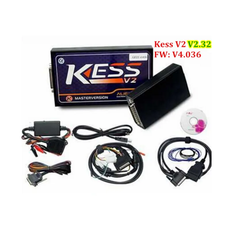 2017 Best Price V2.32 KESS V2 OBD2 Manager Tuning Kit No Token limited Firmware V4.036 2 Master Kess V2.30 Chip Tool |