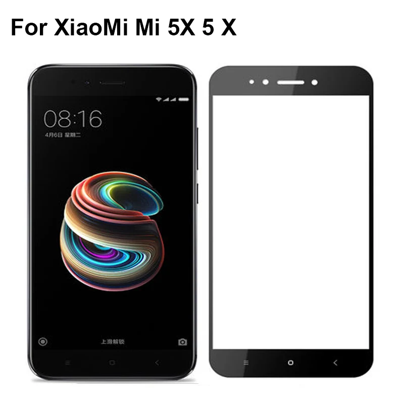 1 шт. 9H полная Защита экрана для Xiaomi mi 5X 5 X полное покрытие защитная пленка