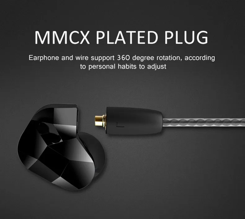 Moxpad X9 Pro, двойной Динамический драйвер, профессиональные наушники в ухо, спортивные наушники с микрофоном для мобильного MP3 плеера, сменный кабель