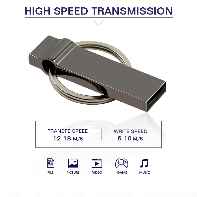Netac Metal 16Gb U Disk pendrive Shockproof Electromagnetic Protection Stainless Steel High-End USB Flash Drive cle usb stick | Компьютеры
