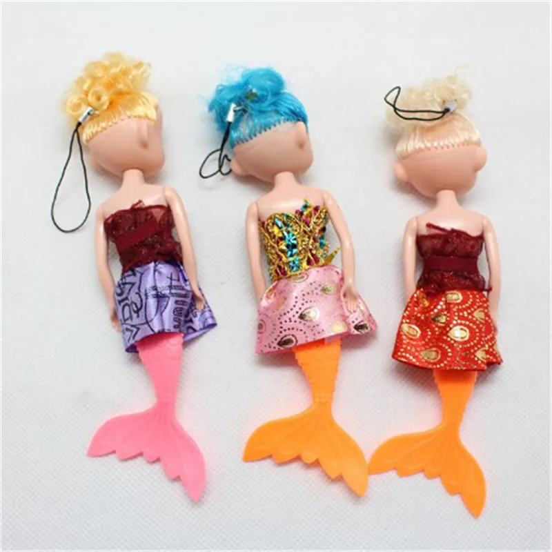 1 шт. модная Кукла принцессы русалки с рисунком Детская кукла рыбьим хвостом
