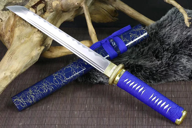 Handmade Japanese Samurai Sword 1060 High Carbon Steel Full tang blade Functional real Katana very sharp Home Decoration