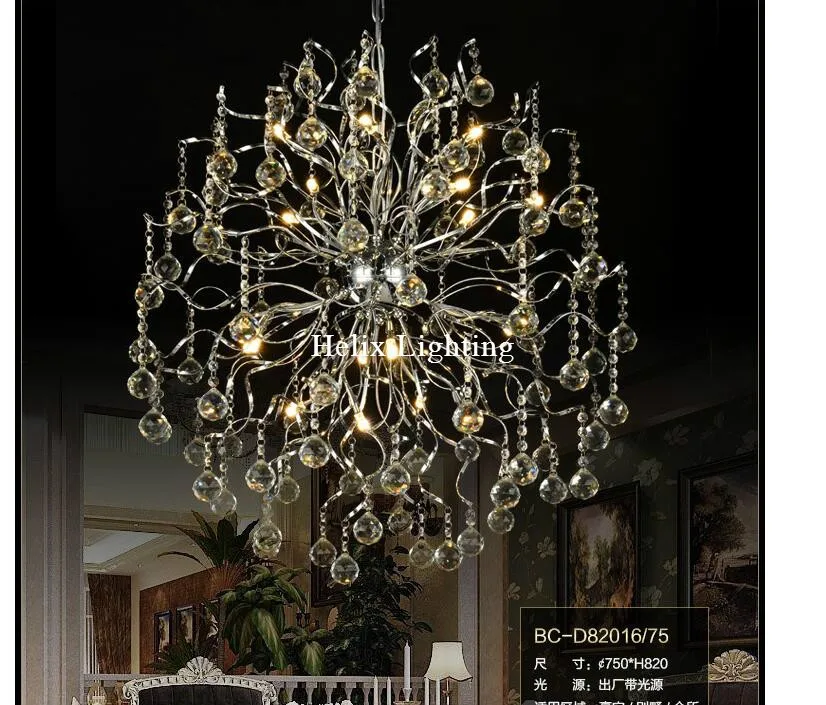 Бесплатная доставка современное освещение LED современные хрустальные подвесные