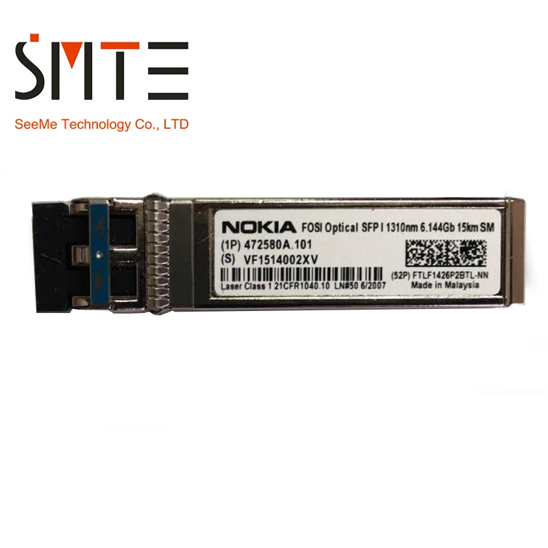 

Оригинальный FTLF1426P2BTL-NN 6,144 г 15 км 1310 нм FOSI BBU для Nokie