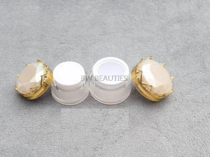 

5g/10g/15g/20g Crown Cream Jar Empty Cosmetic Eye Cream Lip Oil Acrylic Bottle Refillable Lotion Sample Pack Containers