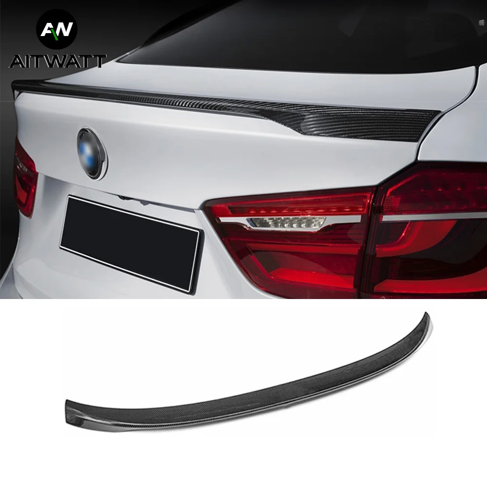 Задний спойлер из углеродного волокна для BMW X6 X Series F16 2014 2015 2016 2017 высокое качество