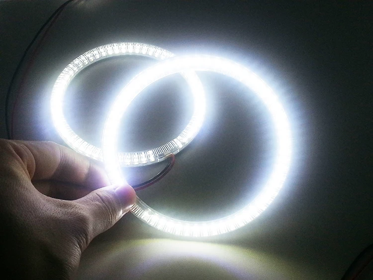 Ультра яркий SMD белый светодиодный ангельские глазки 1600LM 12V halo ring kit для Honda Accord coupe
